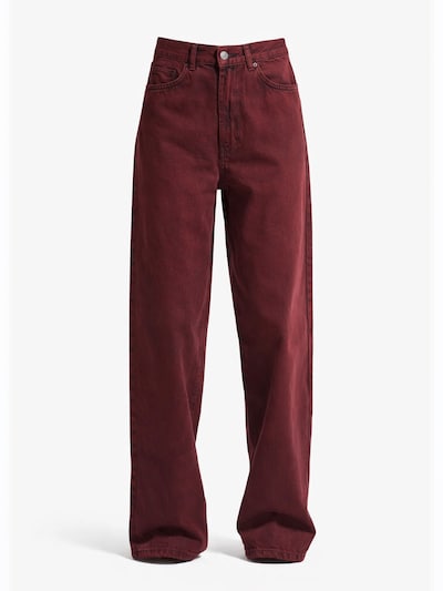 IT'S BASIC Jeans 'Skater Mid Rise Jeans' in Burgundy, Item view
