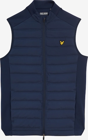 Gilet Lyle & Scott en bleu : devant