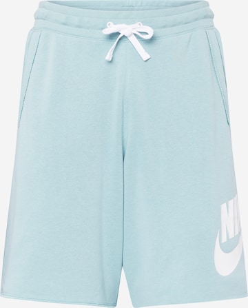Nike Sportswear - Calças 'Club Alumini' em azul: frente