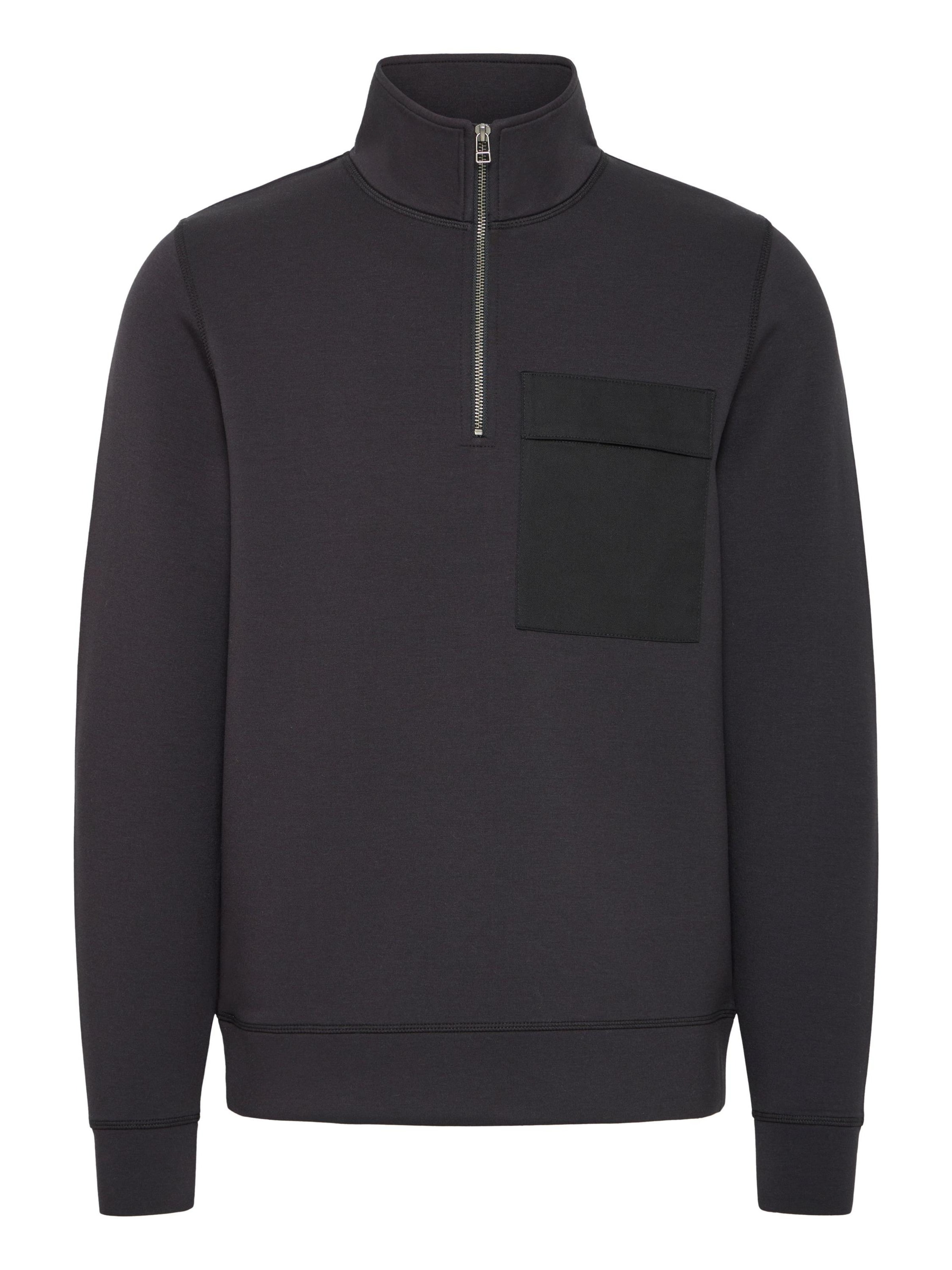 Casual Friday Trui ' CFRO ' in Zwart: voorkant