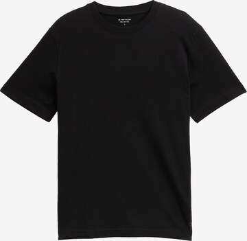 TOM TAILOR Shirt in Zwart: voorkant