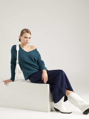 PIECES - Pullover 'Ellen' em azul