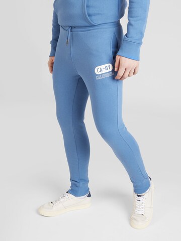 AÉROPOSTALE Slimfit Sportovní kalhoty 'CALIFORNIA' – modrá: přední strana