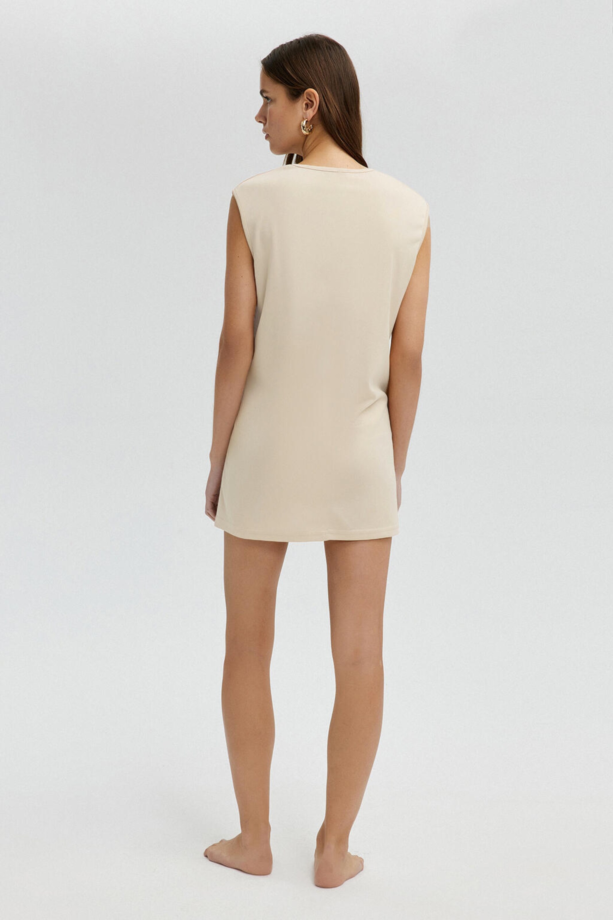 Touche Prive Dress in Beige