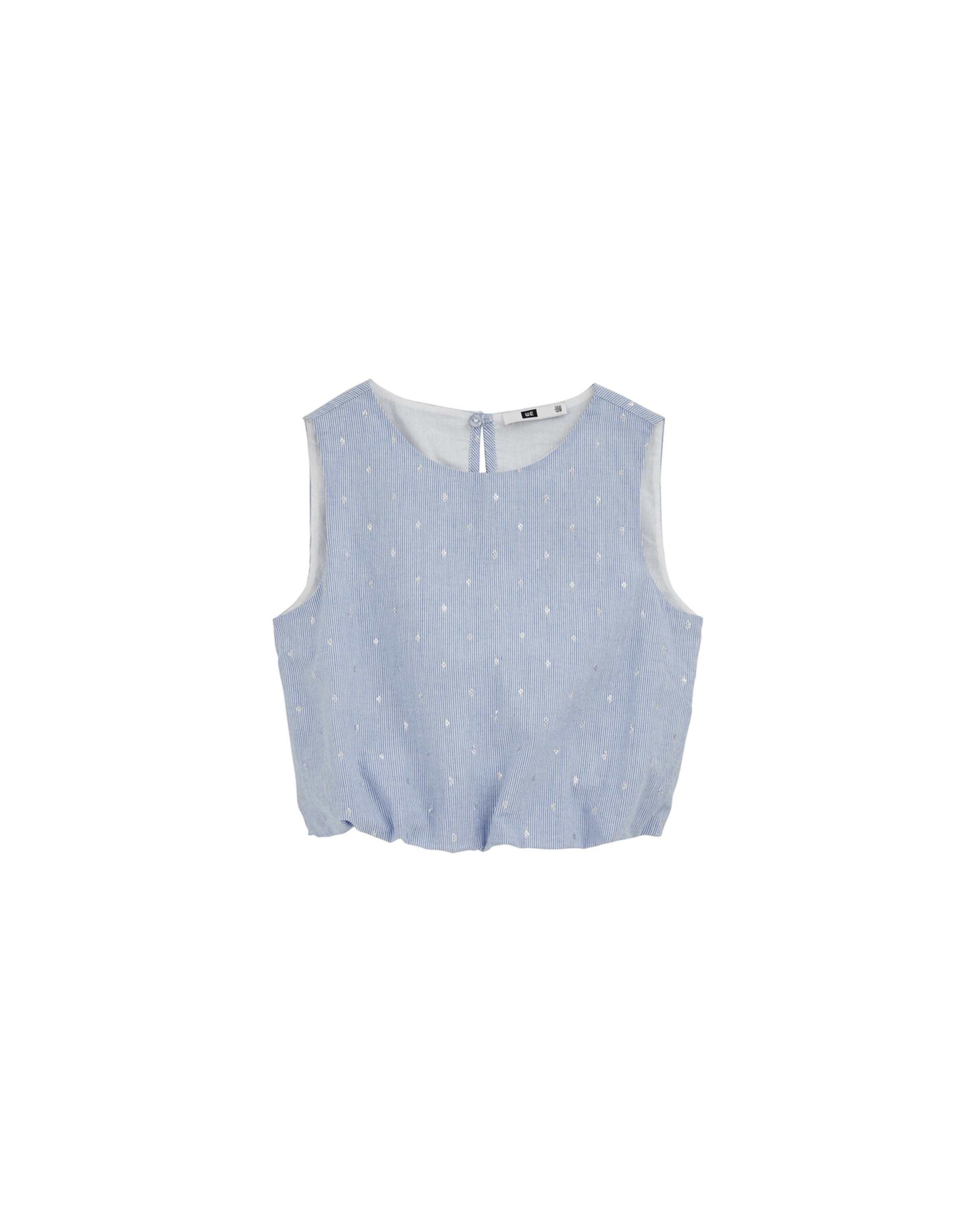 Bluză de la WE Fashion pe albastru: față