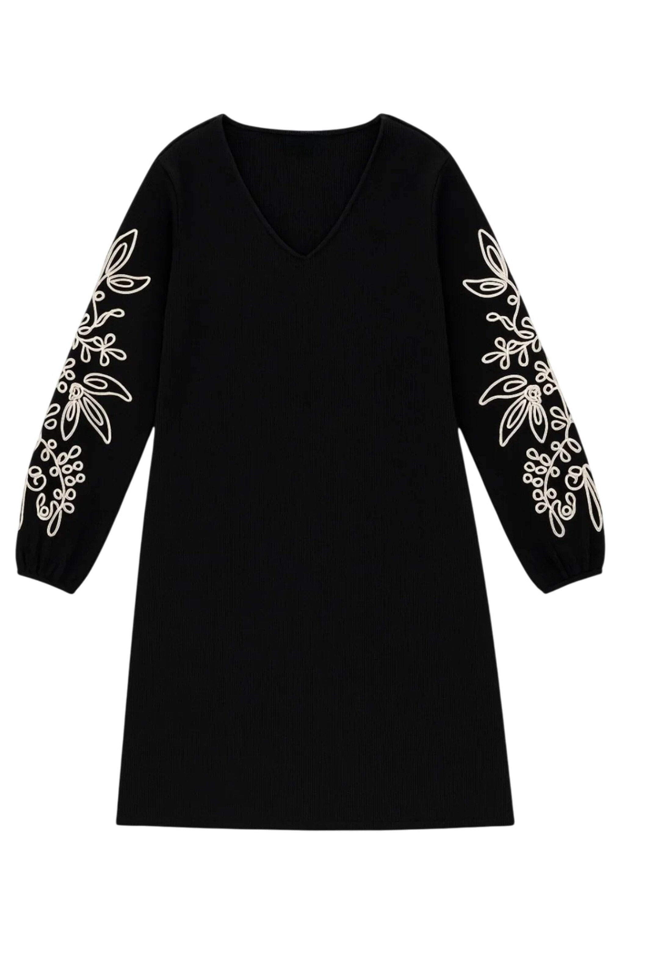 Shape Of You Kleid in Schwarz: Vorderseite