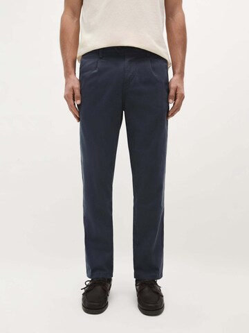 Scalpers Loose fit Pleat-front trousers 'Nos Firenze' in Blue: front