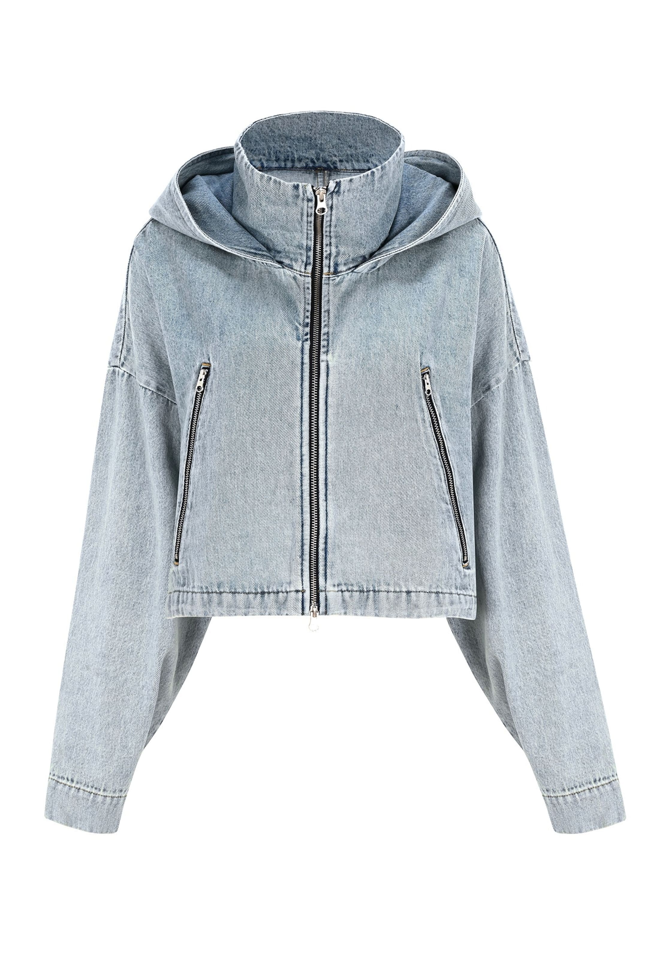 FRESHLIONS Tussenjas 'Juliana' in Blauw: voorkant