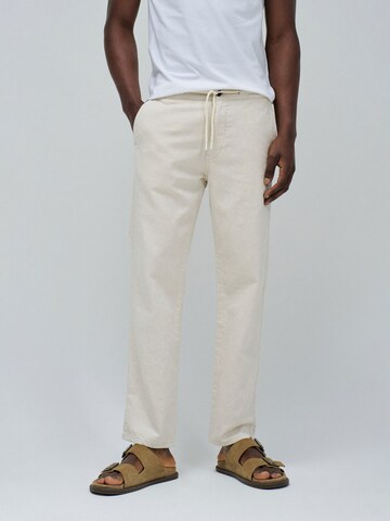 Salsa Jeans Slim fit Chino trousers in Beige: front