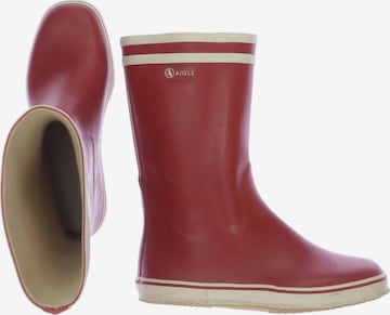 AIGLE Dress Boots in 40 in Red: front