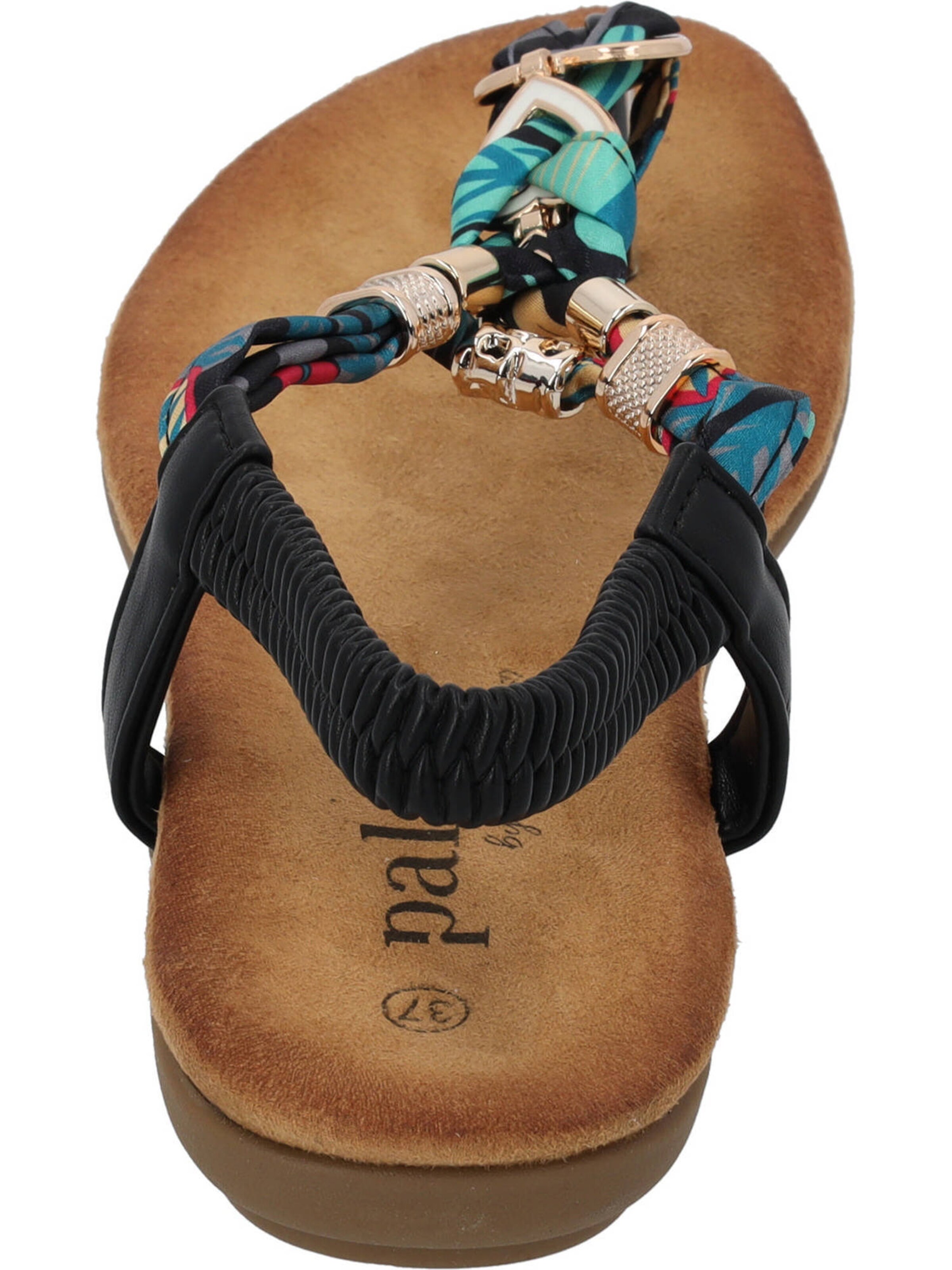 Palado by Sila Sahin T-bar sandals 'Jurte' in Black