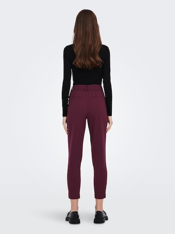 ONLY Slim fit Pants 'Carolina' in Red