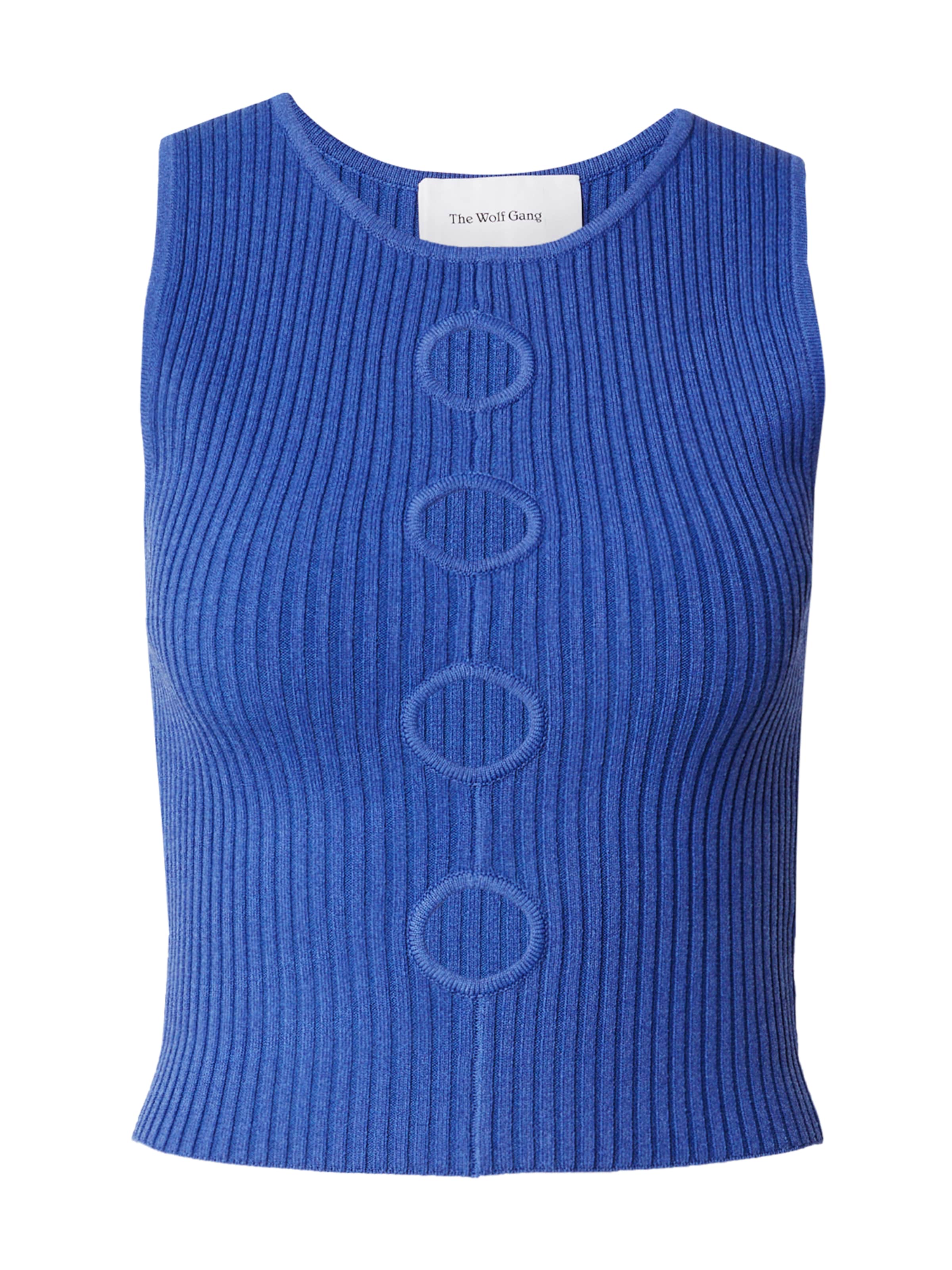 The Wolf Gang Knitted top 'Lia' in Blue: front