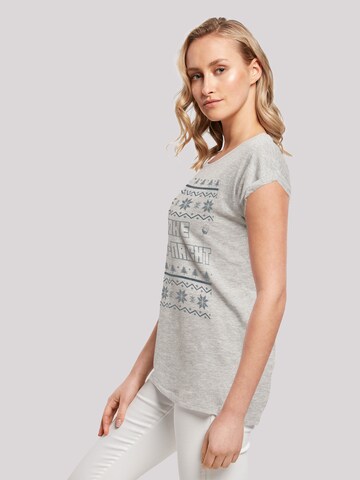 F4NT4STIC Shirt 'Frohe Wein-Nacht' in Grey