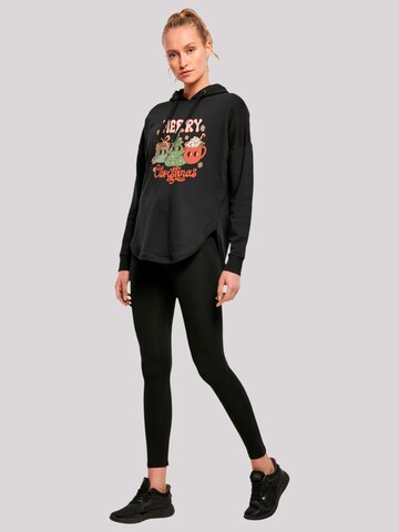 Sweat-shirt 'Merry Christmas' F4NT4STIC en noir