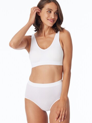 SCHIESSER Slip ' Retro Classic Seamless ' in Wit: voorkant