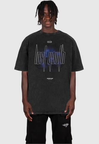 T-Shirt Lost Youth en noir : devant