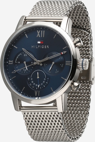 TOMMY HILFIGER Analog klocka i silver: framsida