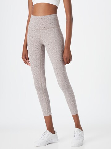 Skinny Pantalon de sport 'Let's move' Varley en gris : devant