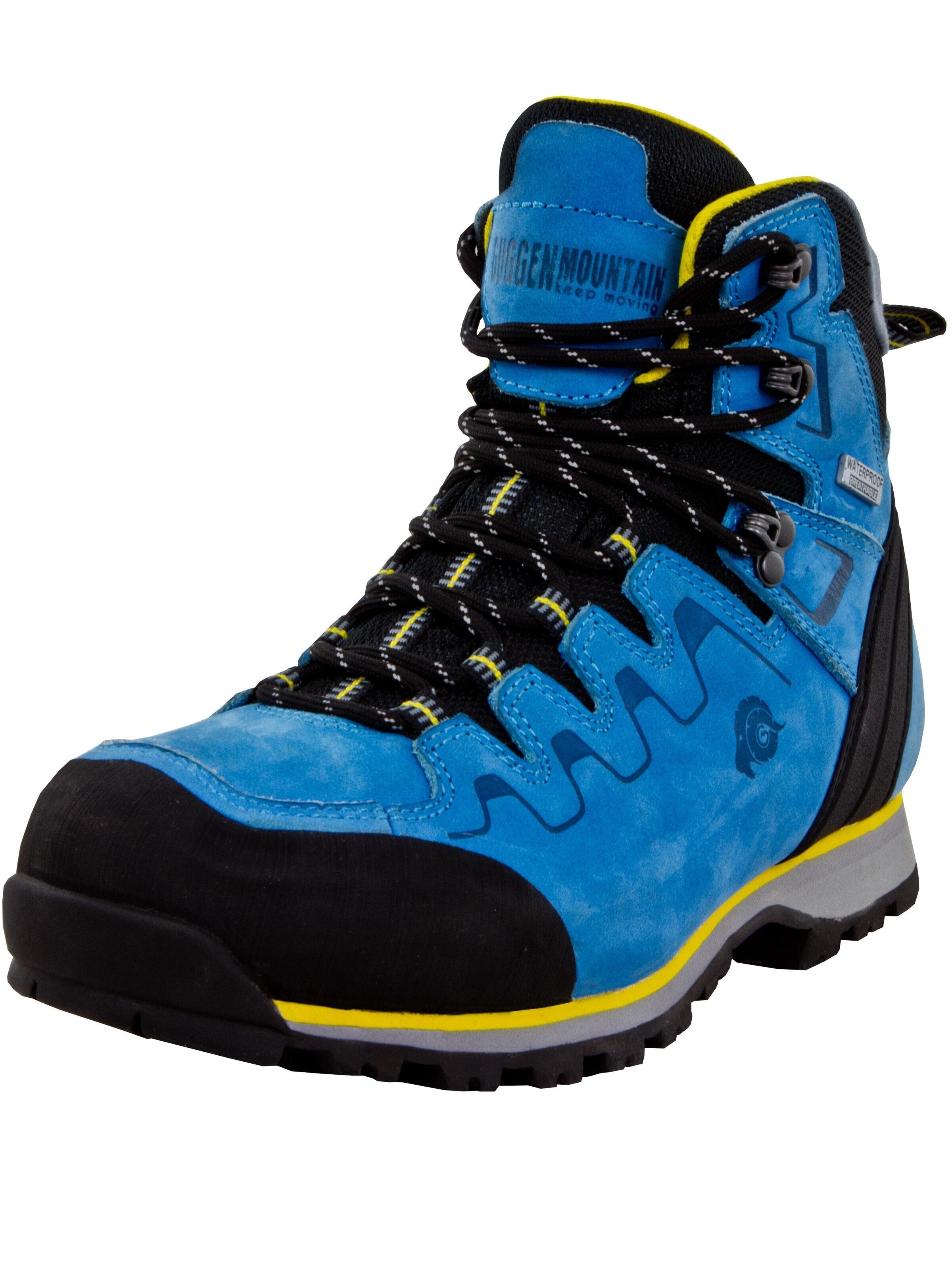 Guggen Mountain Lace-up boot 'PM025' in Blue: front