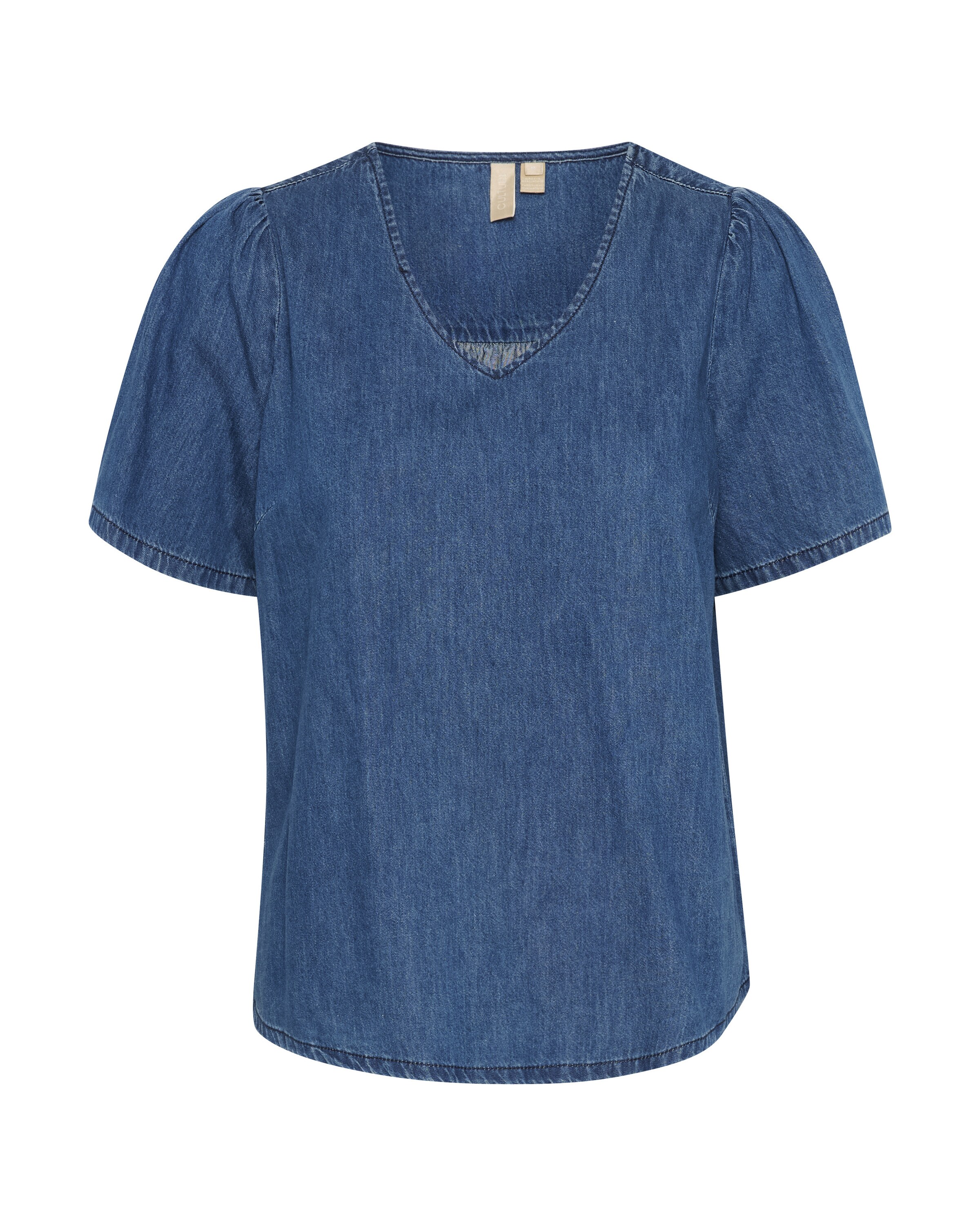 CULTURE Blouse 'Livie' in Blauw: voorkant