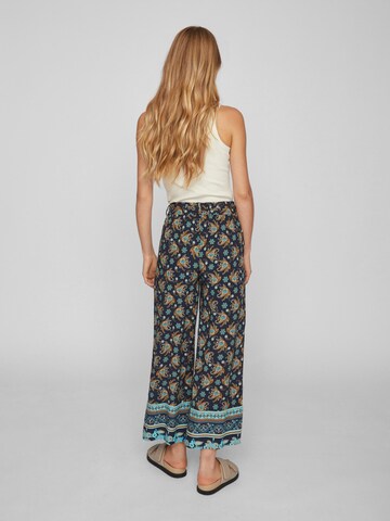 Vila Petite Wide Leg Hose 'Ayais' in Blau