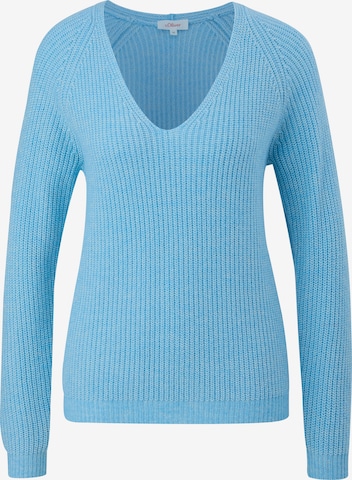 s.Oliver Sweater in Blue: front