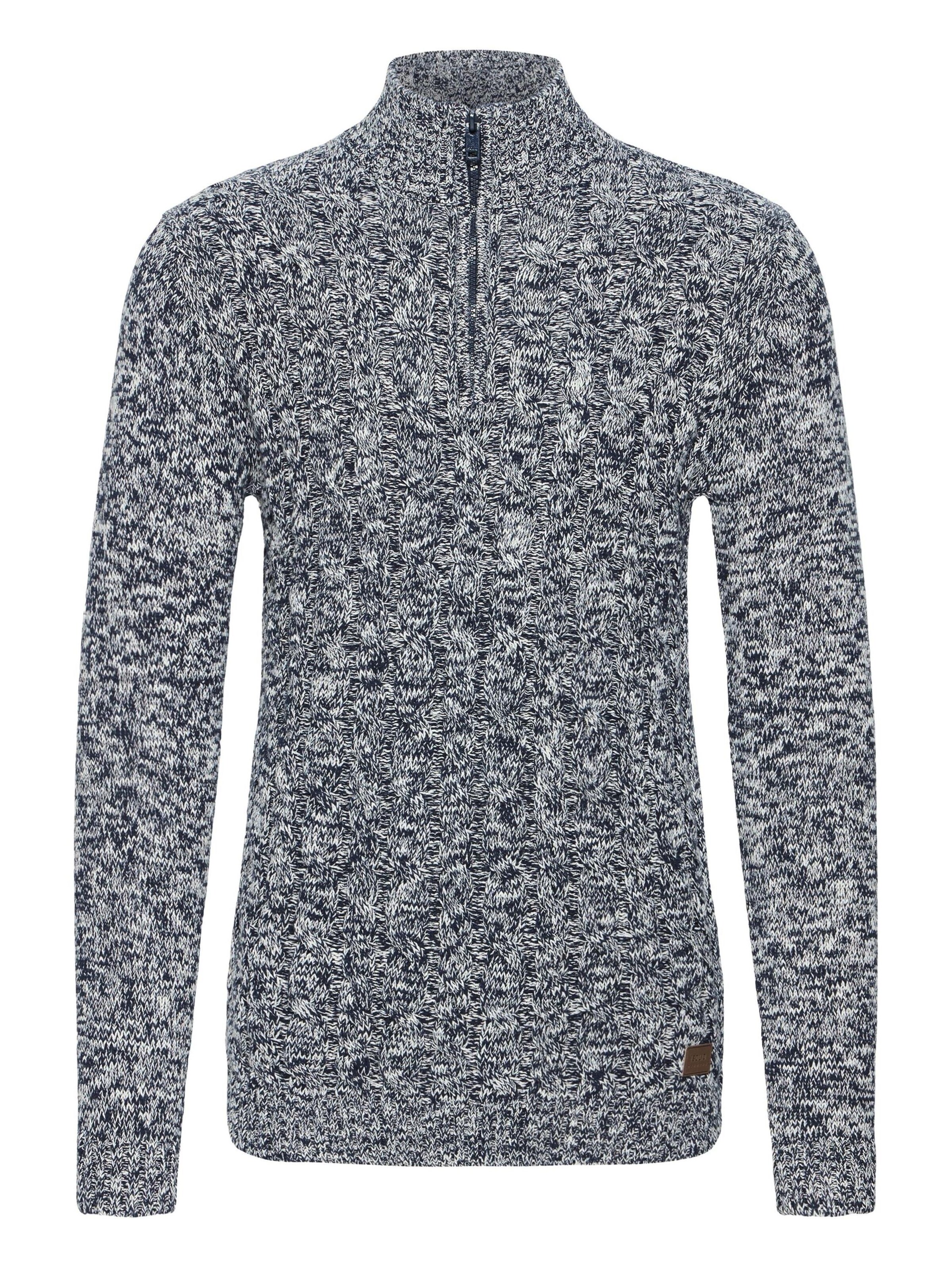 !Solid Pullover 'SDRichart' in Blau: Vorderseite