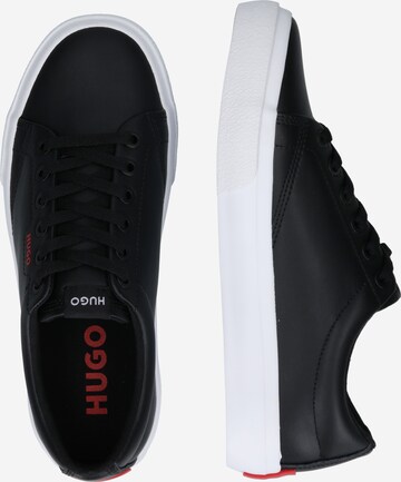 HUGO Red Rövid szárú sportcipők 'Dyer Tenn' - fekete