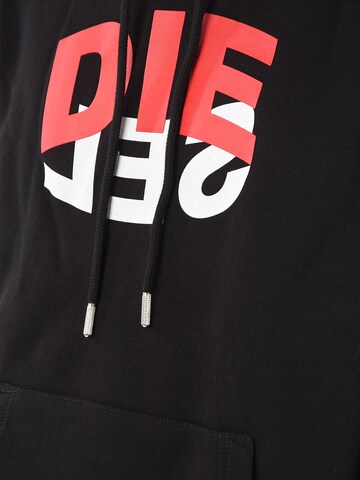 DIESEL Mikina 'S-GIRK-HOOD-N1' – černá