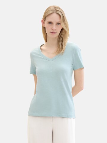 T-shirt TOM TAILOR en bleu : devant