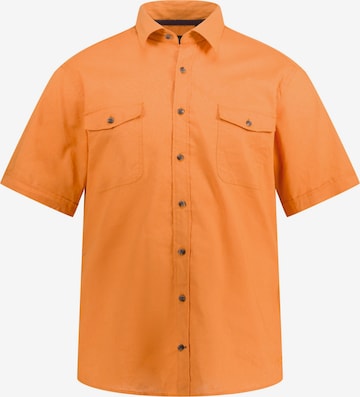 JP1880 Regular fit Overhemd in Oranje: voorkant