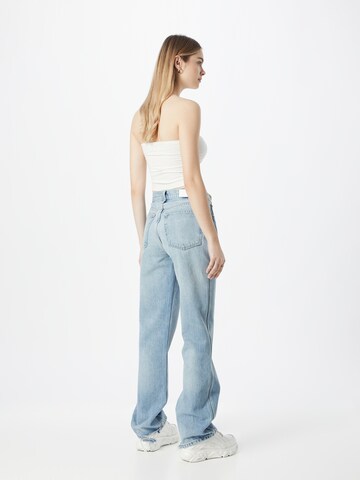 RE/DONE Wide Leg Jeans in Blau