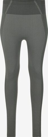 Athlecia Skinny Sportbroek in Groen: voorkant