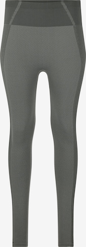 Athlecia Skinny Sportbroek in Groen: voorkant