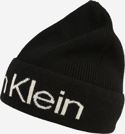 Căciulă Calvin Klein pe negru / alb, Vizualizare produs