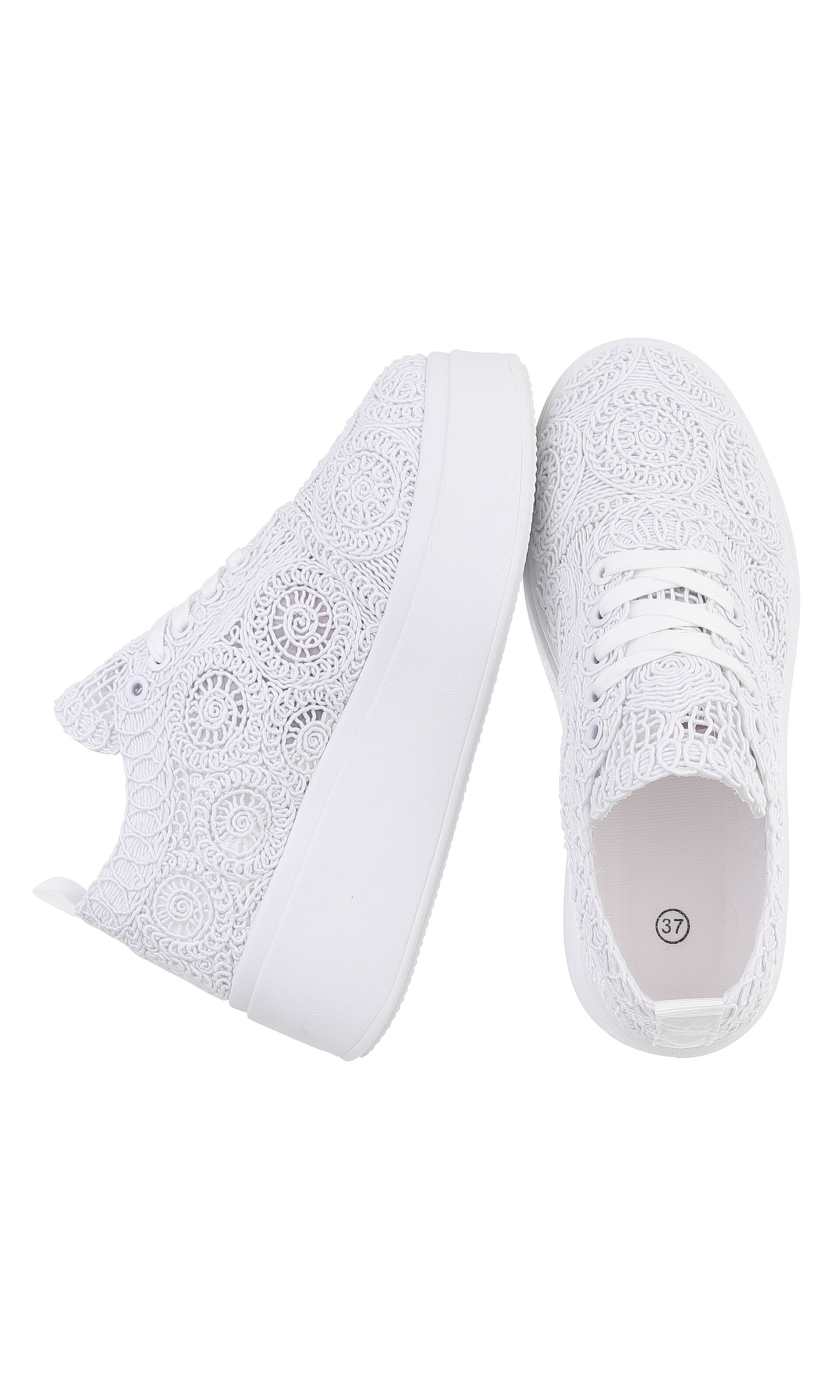 Ital-Design Sneaker in Weiß