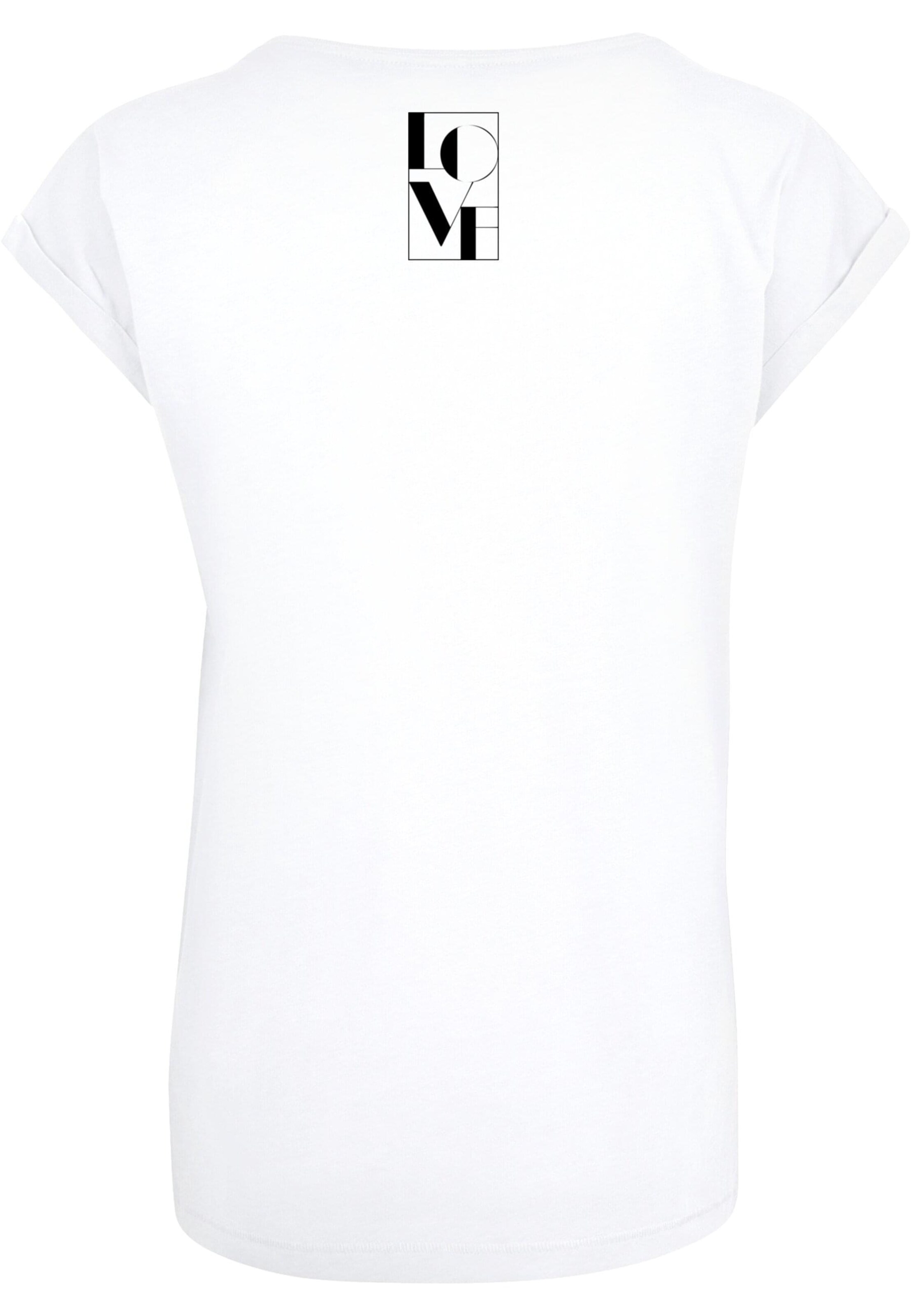 Merchcode Koszulka 'Love' w kolorze biały