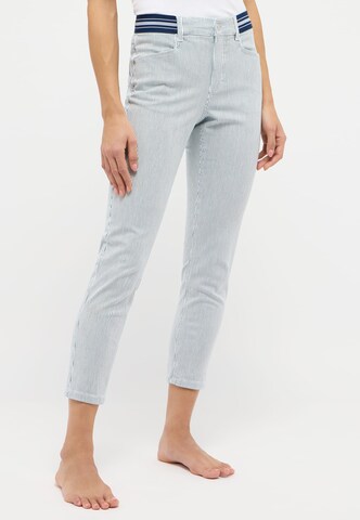 Angels Slimfit Jeans 'Ornella' in Blauw: voorkant