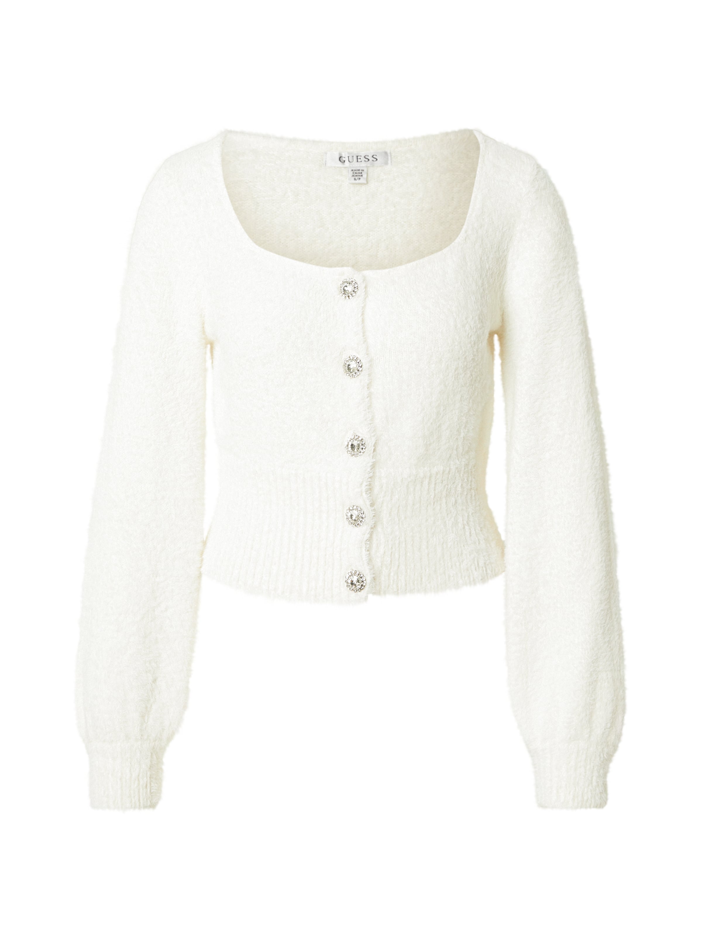 GUESS Вязаная кофта 'MYKO' в Белый, Обзор товара