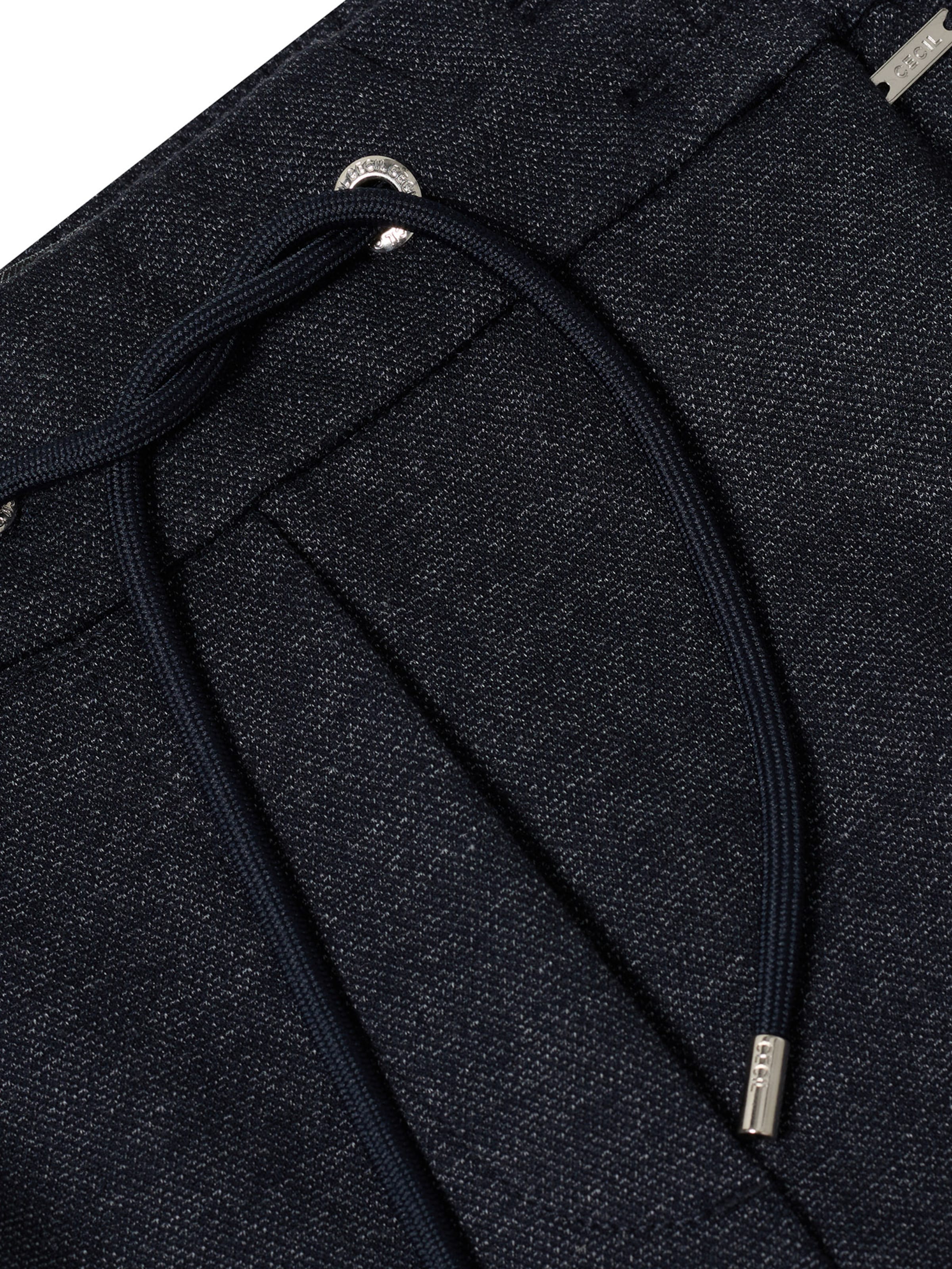 CECIL Slimfit Byxa 'Tracey' i blå