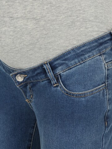 Vero Moda Maternity Skinny Jeans 'ZIA' in Blau