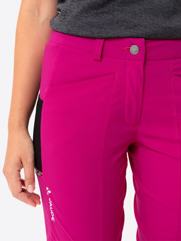 VAUDE Regular Outdoorhose 'Elope' in Pink