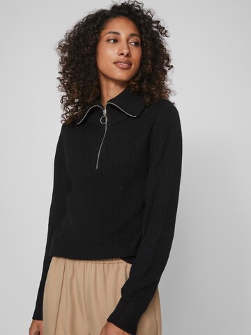 VILA Sweater 'RIL' in Black