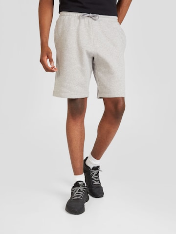 Reebok Regular Workout Pants in Grey: front