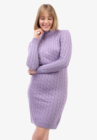 Abito in maglia di Felix Hardy in lilla: frontale
