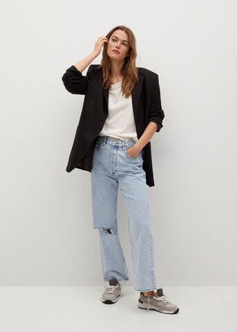 MANGO Wide Leg Jeans 'Gabriela' in Blau