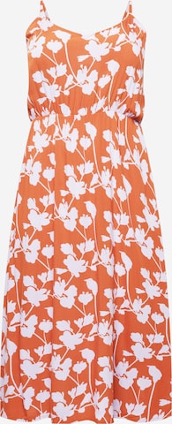 ABOUT YOU Curvy Letnia sukienka 'Marla' w kolorze pomarańczowy: przód