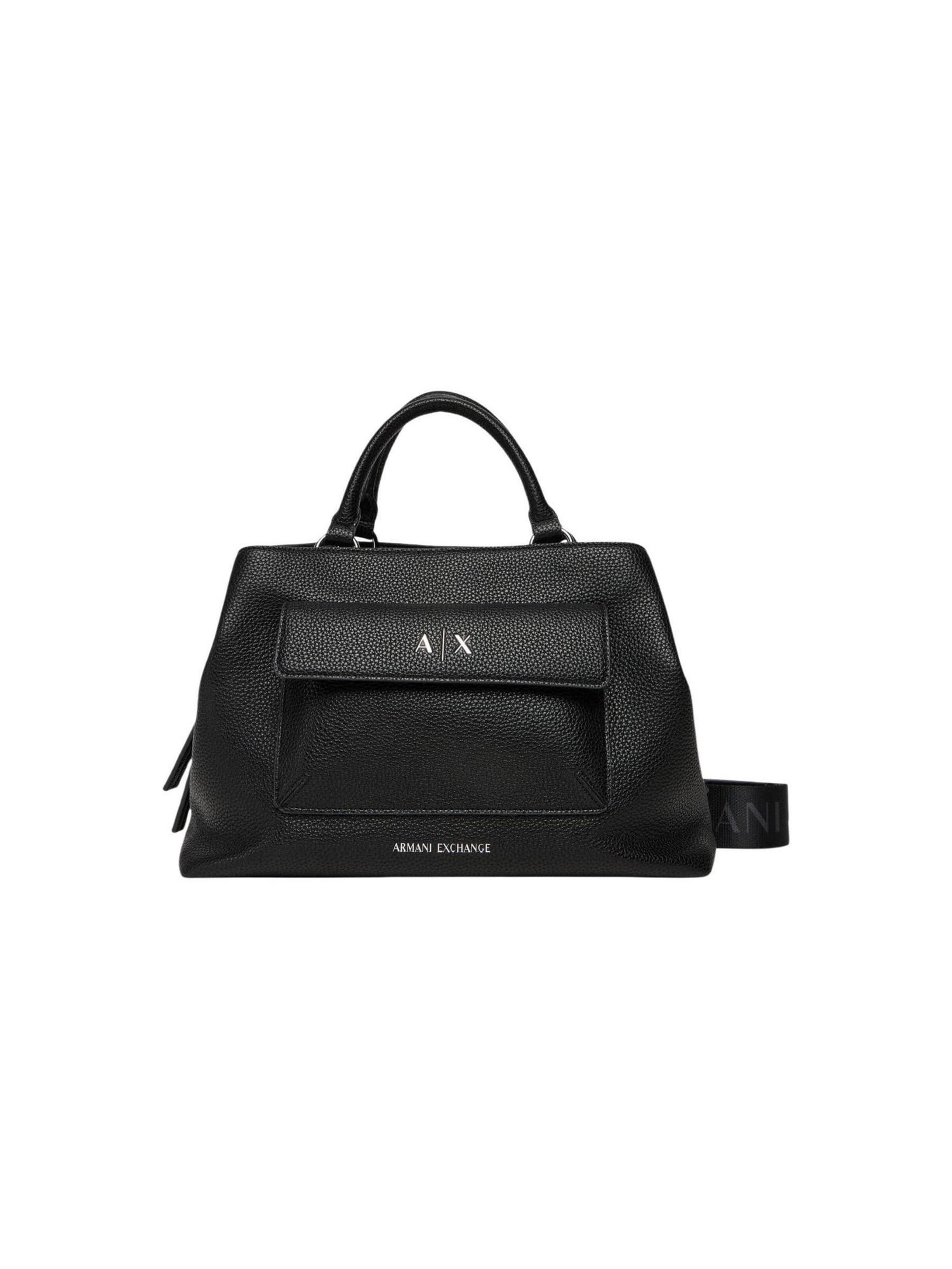 ARMANI EXCHANGE - Bolso de hombro 'XW001545 AF17019' en negro: frente