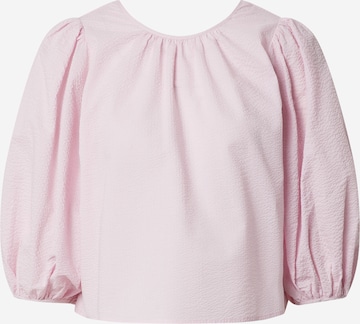 EDITED Blouse 'Eleanor' in Lila: voorkant